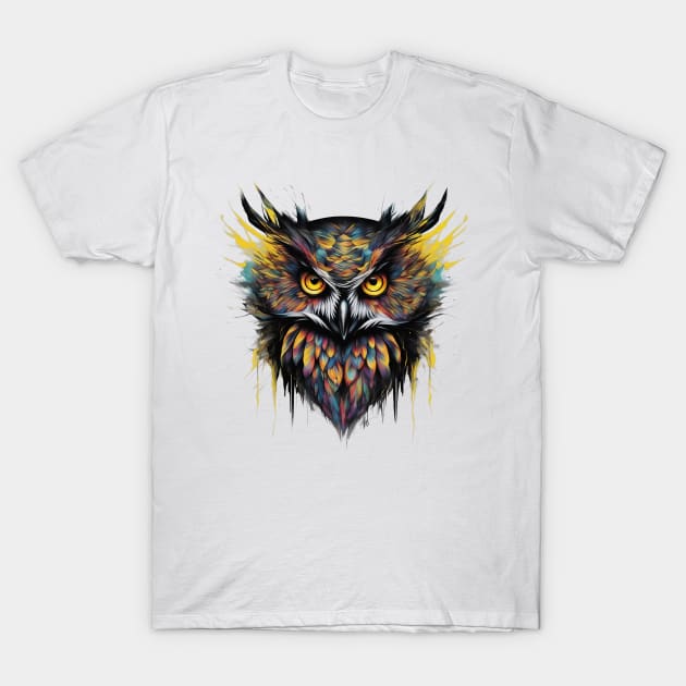 owl design T-Shirt by designerhandsome